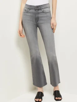 Pants & Shorts|Misook Bridget High-Rise Cropped Bootcut Jeans OvercastRaw