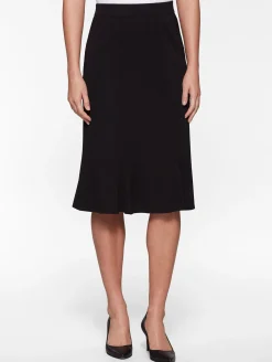 Skirts|Misook Gored Knit Skirt Black