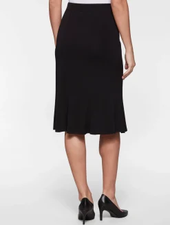 Skirts|Misook Gored Knit Skirt Black