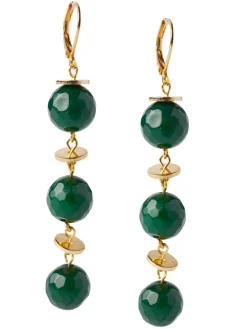 Accessories|Earrings|Misook Green Jade Dangle Earrings GreenJade