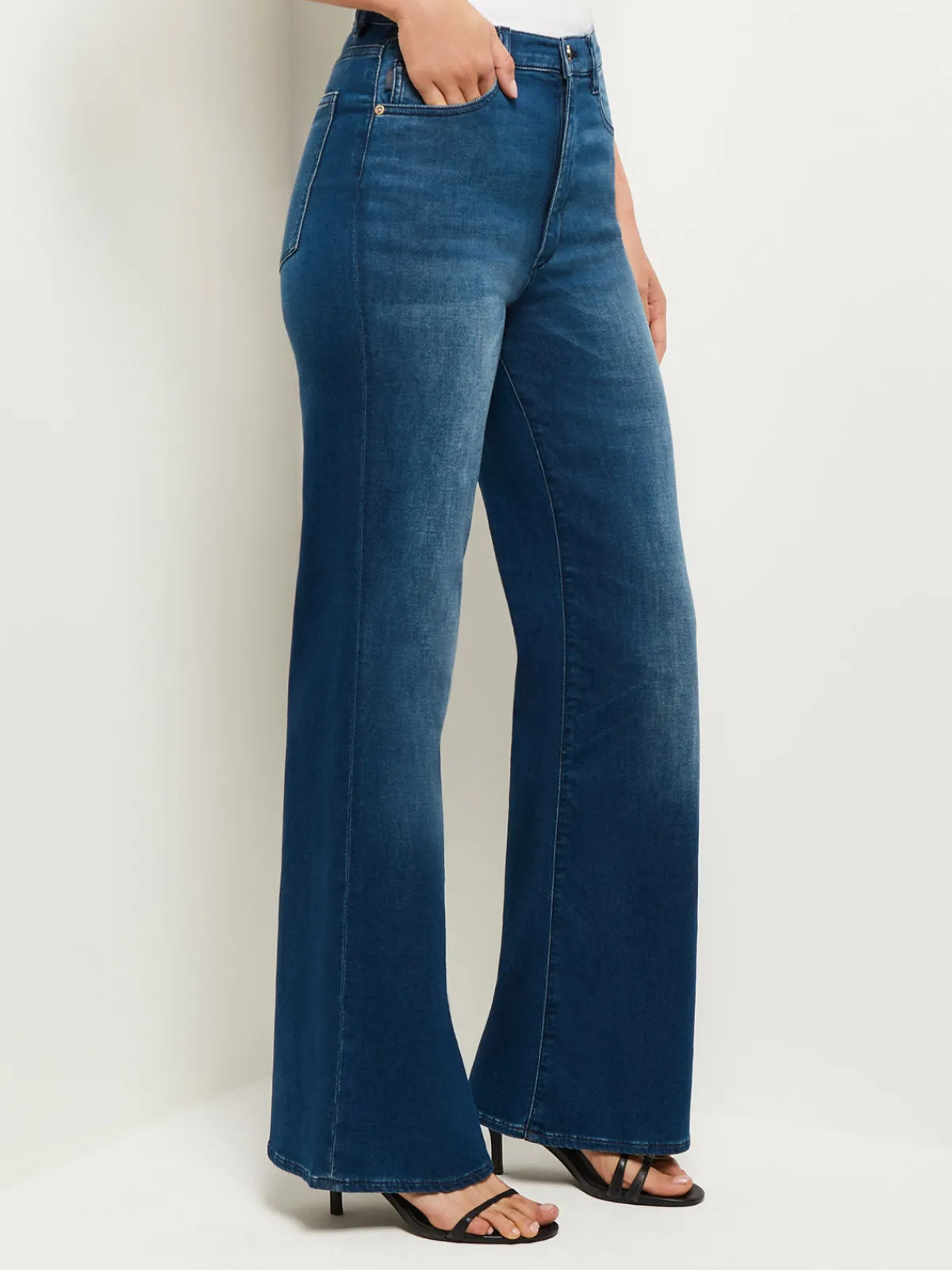 Pants & Shorts|Misook Hepburn High-Rise Wide Leg Vintage Jean Orlena