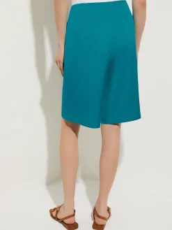 Pants & Shorts|Misook Knee-Length Woven Shorts FrenchBlue