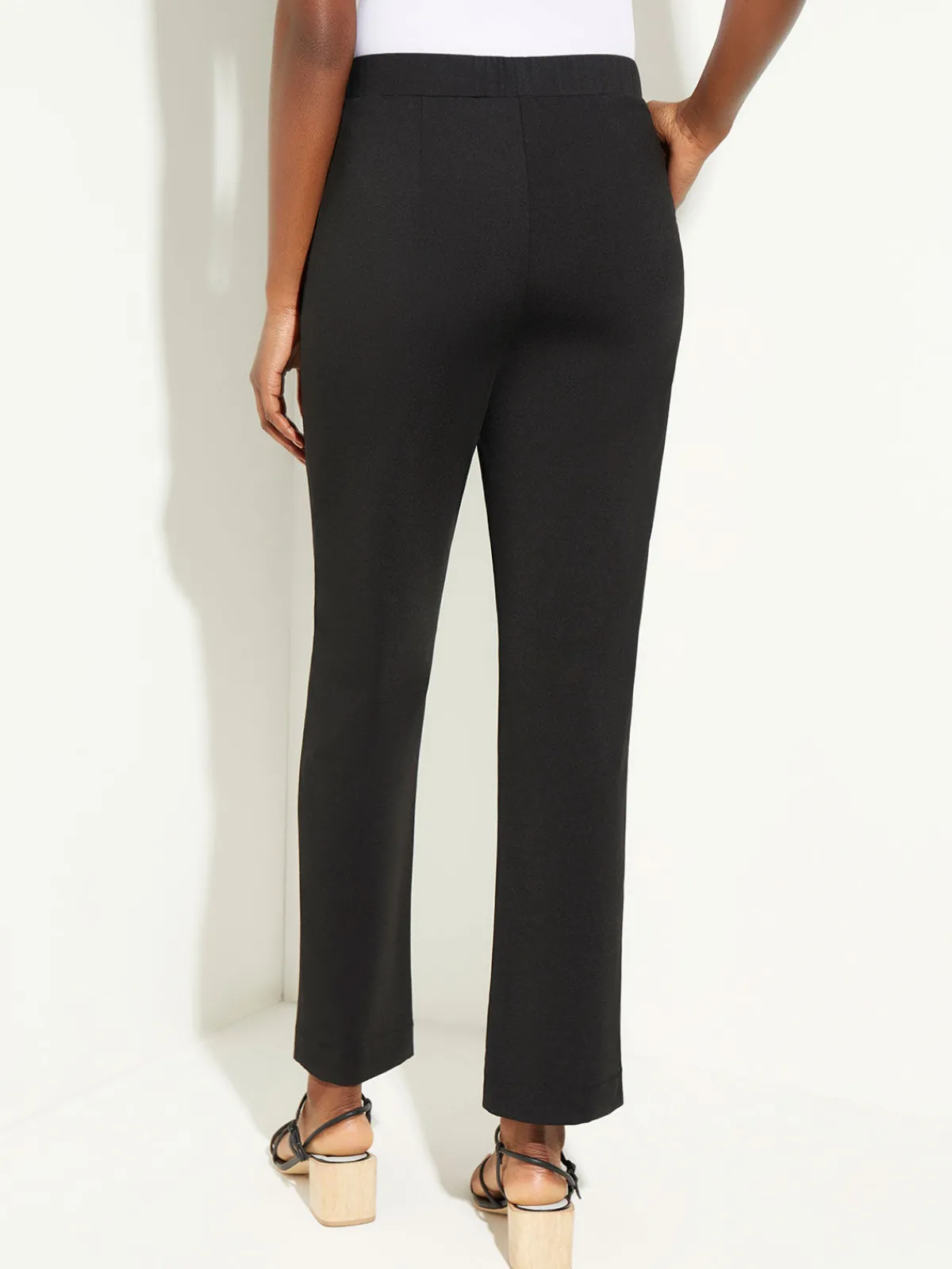 Pants & Shorts|Misook Ponte Straight Leg Pant Black