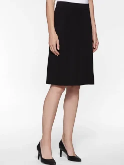 Skirts|Misook 23" Straight Knit Skirt - Knit Pencil Skirt | Black