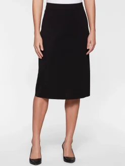 Skirts|Misook 27" Straight Knit Skirt - Knit Pencil Skirt | Black