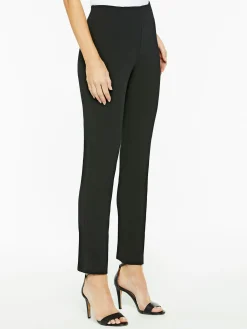 Pants & Shorts|Misook Seasonless Ponte Pull-on Pant in Black