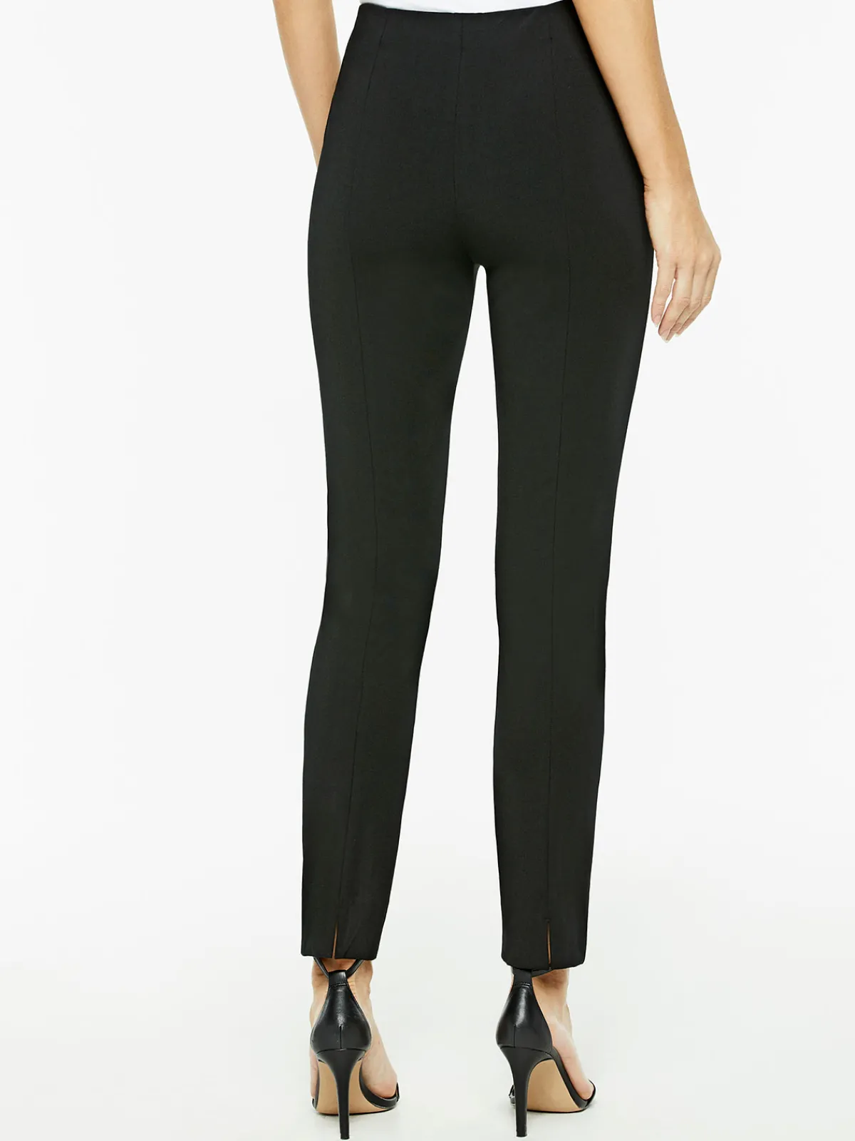 Pants & Shorts|Misook Seasonless Ponte Pull-on Pant in Black