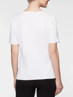 Tops & Tees|Misook Short Sleeve Knit Tunic White