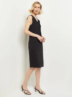 Dresses|Misook Sleeveless Sheath Knit Dress Black