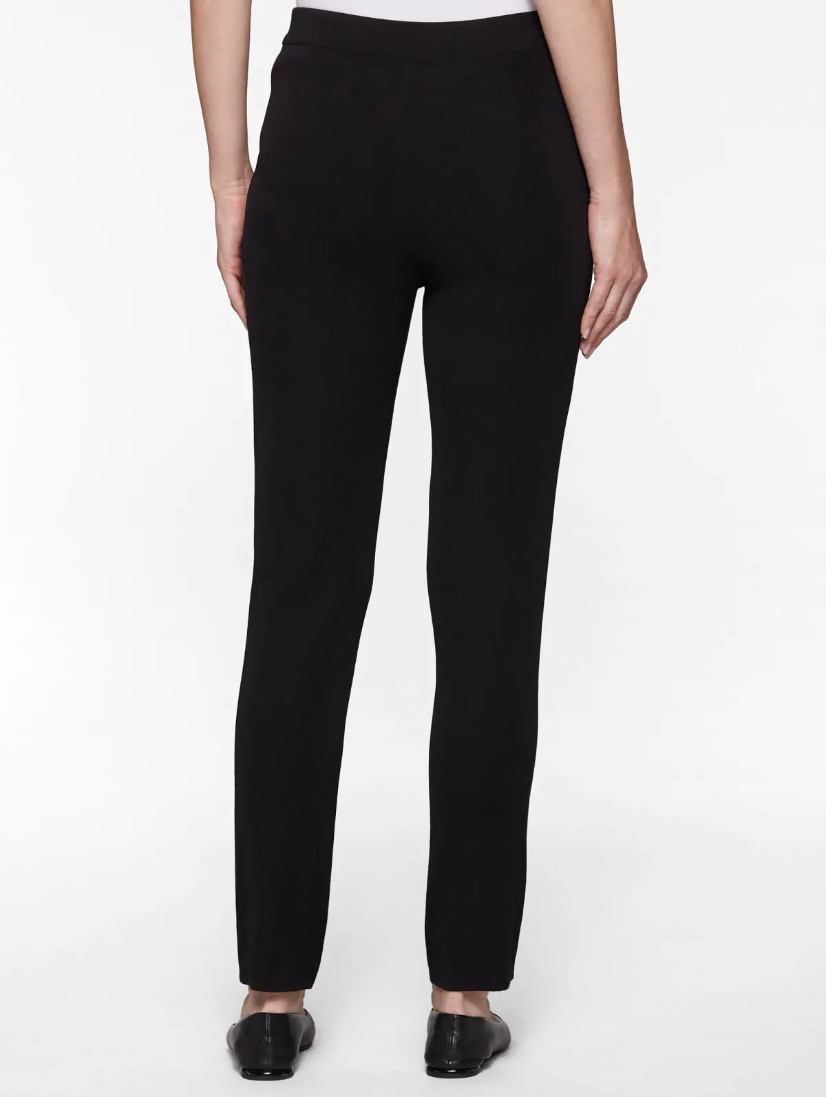 Pants & Shorts|Misook Slim Leg Knit Pant Black