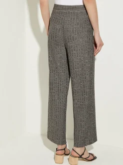 Pants & Shorts|Misook Tweed Wide Leg Knit Pants Mink/Black/NewIvory
